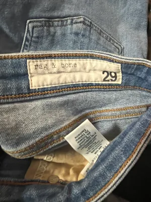 Rag & Bone Nina High Rise Cuffed Denim Shorts thumbnail 5