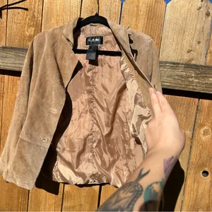 Brandon Thomas Suede Jacket size large y2k fall winter leather‎ aesthetic thumbnail 11