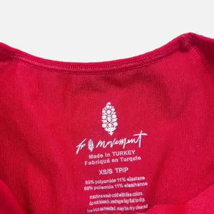 FP Free People Movement On The Rise Long Sleeve Layer Bittersweet Red XS / S thumbnail 4
