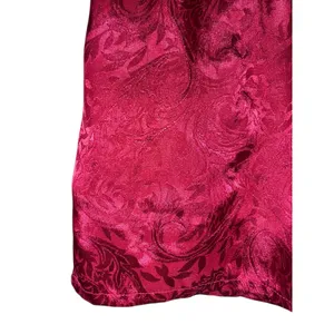Vintage Partners High‎ Waisted Satin Sleep Shorts Women's Medium Red Valentines thumbnail 2