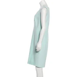 Pamella Roland mint sheath‎ dress light blue green sleeveless thumbnail 2