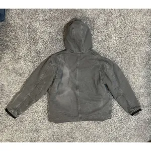 CARHARTT SANDSTONE HOODED MULTI-POCKET JACKET/SHERPA LINED Size XL thumbnail 5