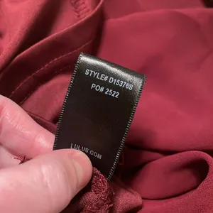 Lulu’s Forevermore‎ Burgundy Skater Strappy Mini Dress Size S thumbnail 10