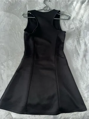 Tea n Rose Sleeveless Black Gold Stud-Accent Fit-and-Flare Mini Dress thumbnail 5