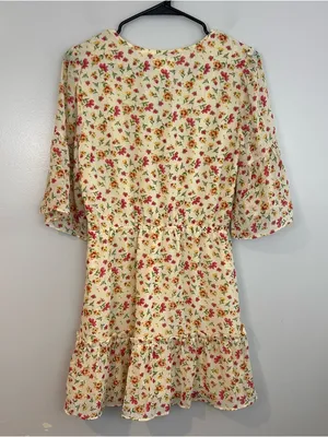 Lost + Wander Love in Bloom Floral Ruffle Mini Dress mini dress thumbnail 10