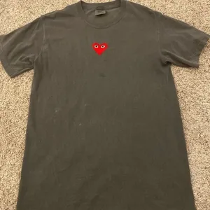 Comfort Colors Embroidered heart shirt thumbnail 1