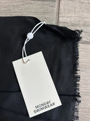 Monday Swimwear Black Swim Sarong Wrap amalfi thumbnail 2