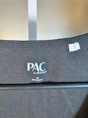 X351. PAC sun - pac cares Black Lace-Up Crop Top thumbnail 2