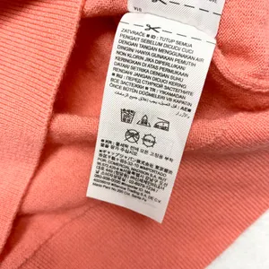Banana Republic Merino Wool Cardigan‎ Womens Size L Coral Pink Button Up Sweater thumbnail 9