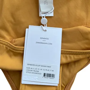 ZIMMERMANN Marigold Low-Rise Bikini Briefs Bottom, US10/M thumbnail 14