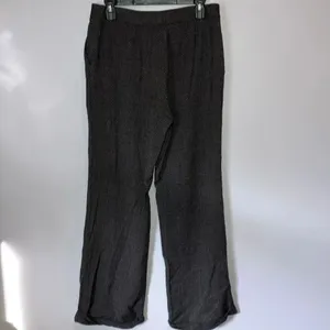 Lafayette Black & White Herringbone Wool Blend Wide Leg Pants Size 10 #771 thumbnail 8
