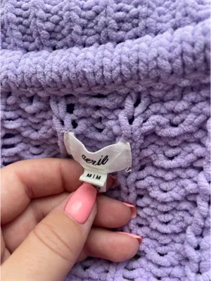 American Eagle Purple Sweater thumbnail 2