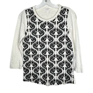 J. Crew Embroidered Top thumbnail 1