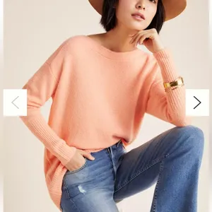 Anthropologie Oversized Wool Blend‎ Long Sleeve Sweater Medium Boat Neck Casual thumbnail 7