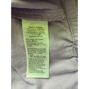 J. Crew Linen Blend Drawstring Shorts in Lavender Pockets Size Large‎ thumbnail 9