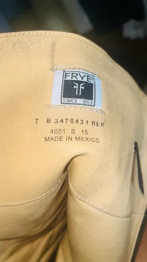Frye Leather Boots Black Riding Melissa Button thumbnail 14