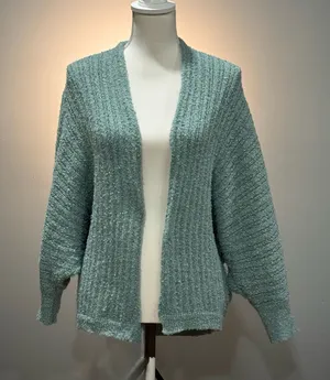 Blue Unbranded Warm & Cozy Poncho Dolman Sweater Size M EUC thumbnail 1