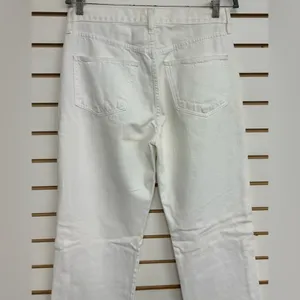 Frame‎ Baggy Denim Le Straight Leg White (Blanc) Jeans 26 100% Cotton thumbnail 7