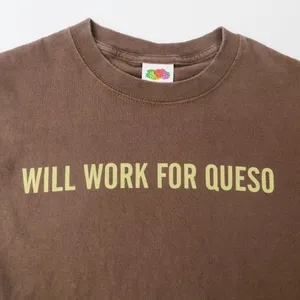 Fruit of the Loom Qdoba Will Work For Queso Shirt thumbnail 4