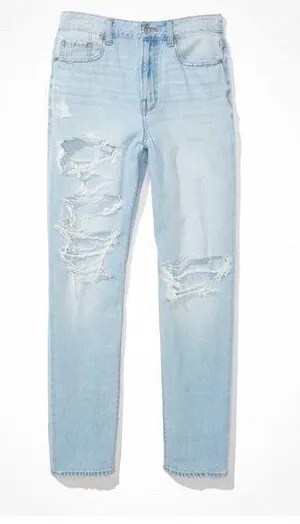 American Eagle Mom Straight Jeans thumbnail 1