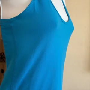 Lululemon Cool Racerback Tank Everlux‎ Turquoise Size 2/4 Workout Yoga Workout thumbnail 6