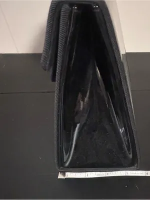 Black Patent Top-Handle Bag with Bamboo Accent thumbnail 13
