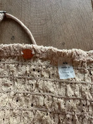 Tan Lace Free People Bralette thumbnail 4