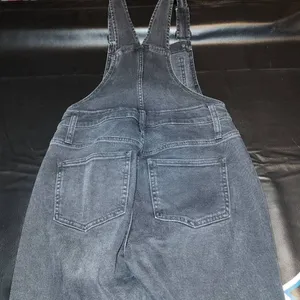 Madewell Womens Black Lunar Wash‎ Stretch Overalls XS thumbnail 4