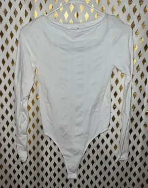 NWOT Free people intimately white bodysuit size XXS￼ thumbnail 1