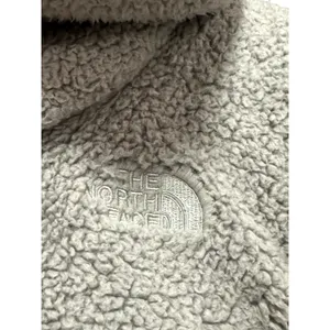 The North Face Women's Gray Cream Colorblock Sherpa Fleece Pullover Jacket S thumbnail 5