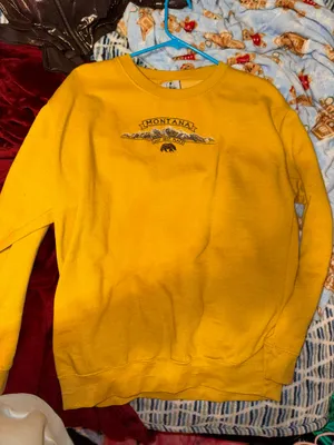 Prairie Mountain Yellow sweatshirt thumbnail 1