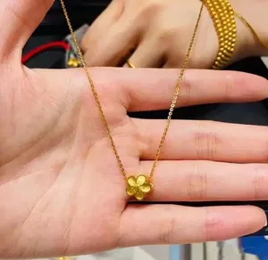 Hollow Flower Pendant Necklace for Women thumbnail 3