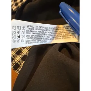 English Factory Check‎ Sleeveless Grommet Mini Dress Black White HN1644D Large thumbnail 6