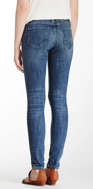 Wildfox Marianne Mid Rise Acid Wash Skinny Jeans Grunge Y2K Indie Sleaze Capsule thumbnail 1