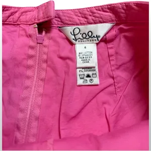 💖 Lilly Pulitzer Preppy Pink Tennis Skort | Lime Green Trim | Size 4 thumbnail 5
