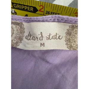 Altar’d State Lavender Smocked Crop Top Size M thumbnail 2
