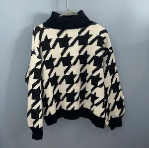 Adika Chunky Houndstooth Sweater  thumbnail 2