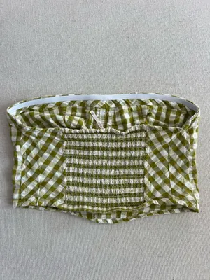 Free People Gingham Tube Top thumbnail 2