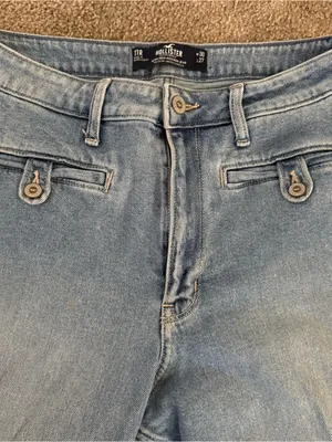 Hollister denim jeans 11R mom jean y2k thumbnail 2