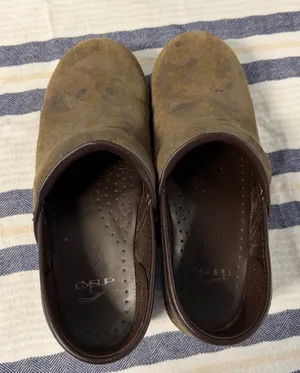 Dansko Professional Brown Suede Clogs Comfort Work Shoes EU 36 US 5.5-6 thumbnail 1