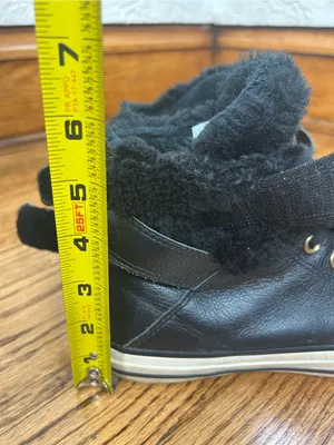 CONVERSE Chuck Taylor All Stars Leather Faux Fur High Top Sneakers Size 8.5 thumbnail 15