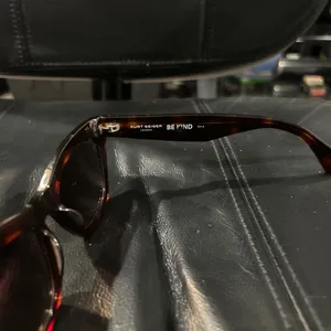 Kurt Geiger London Brown Cat-Eye Sunglasses thumbnail 11