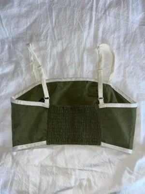 House of Harlow 1960 Linen Blend Crop Tank thumbnail 7