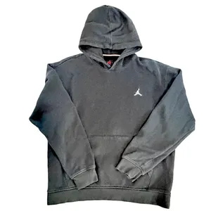Jordan black hooded sweater fleece inner lining medium normcore thumbnail 7