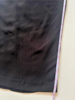 H&M Black Wide Leg Cropped Pull-On Pants High Rise Viscose Size S thumbnail 9