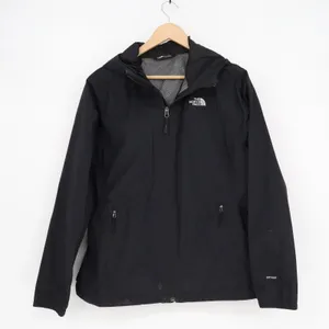 The North Face Jacket Womens Large Black Hooded Windbreaker Outdoor Full Zip thumbnail 1