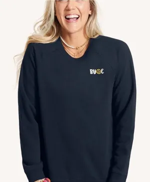 Peloton BYOE Crewneck Sweatshirt Unisex‎ XXL Blue Athleisure thumbnail 1