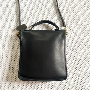 Coach Blue Leather Vintage Slim Station Shoulder Top Handle Flap Turn Lock Bag thumbnail 10