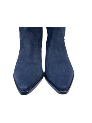 Isabel Marant Duerto 35MM Velvet Calf Leather Suede Cowboy Boots Size EU 36 US 6 thumbnail 3