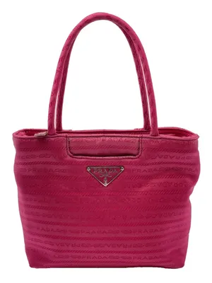 Prada Fuchsia Mini Nylon Logo Tote bag thumbnail 2